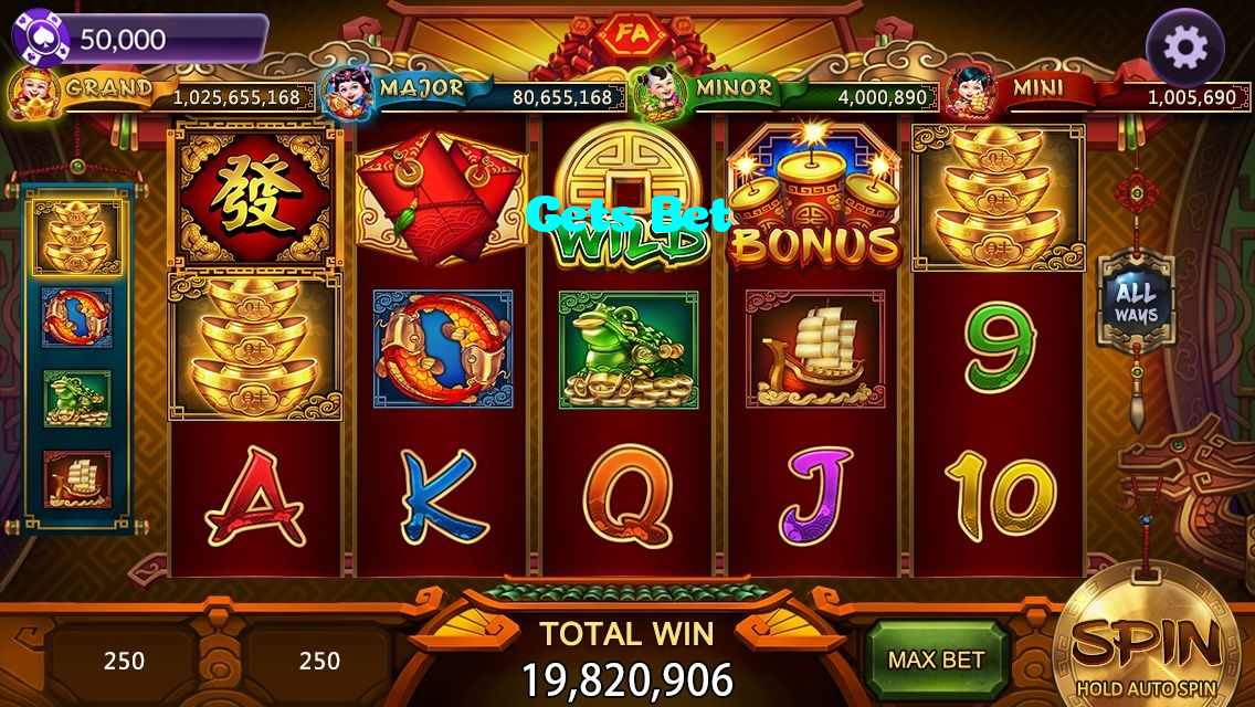 Gets Bet casino presented on mobile device in Pakistan with slots and live games